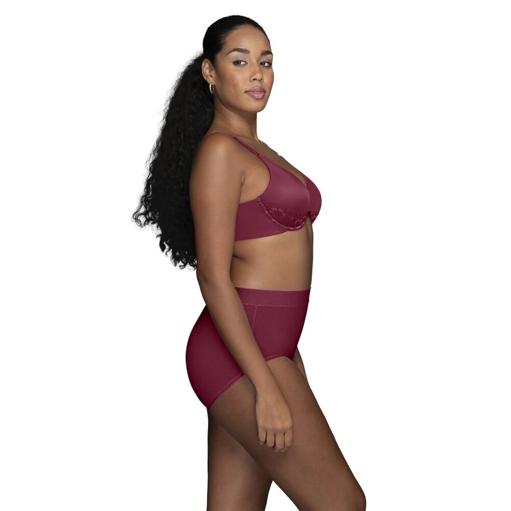 Vanity Fair Underwire Bra SZ 40D Radiant Collection - Magenta Disco Lace - Picture 4 of 8